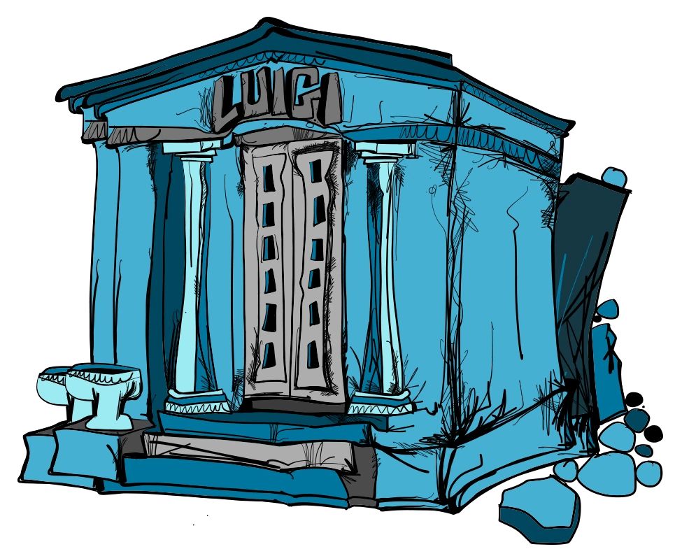 Brett Clements' authored Carny Island artwork: Mosaleum.
