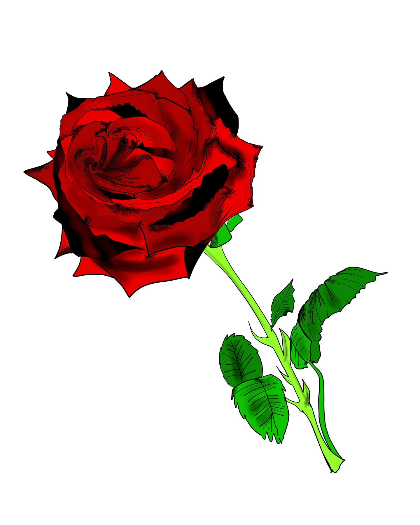 Brett Clements' authored Carny Island artwork: rose master.