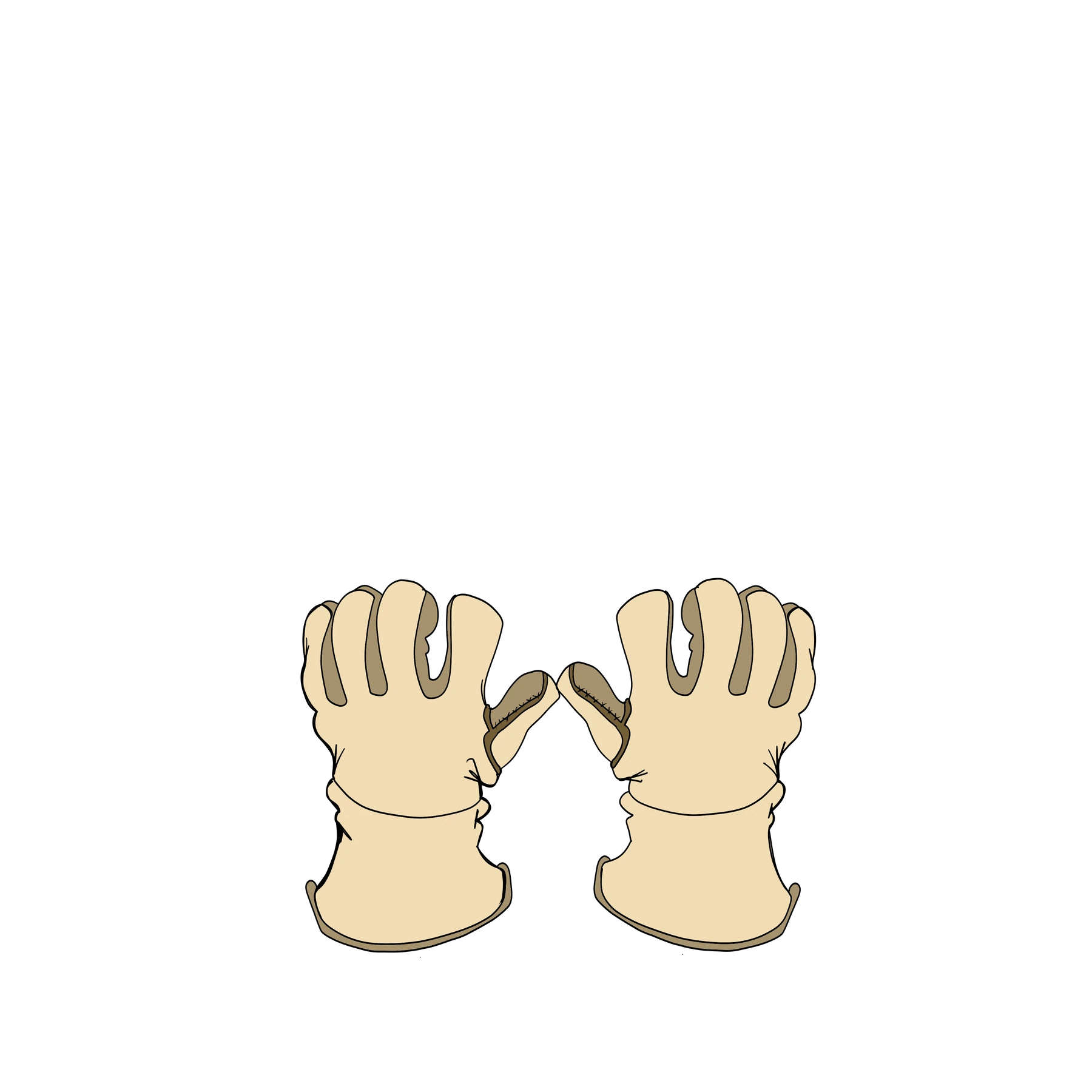 Brett Clements' authored Carny Island artwork: Tool Gloves.