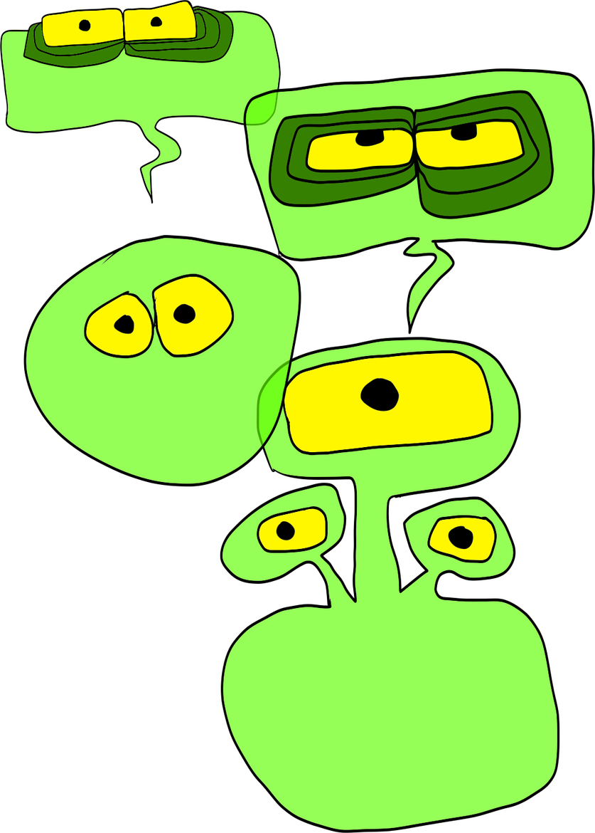 Green ectoplasm characters