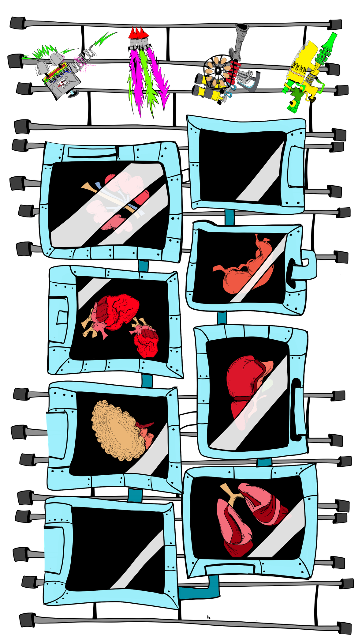 Gweedo’s organ display