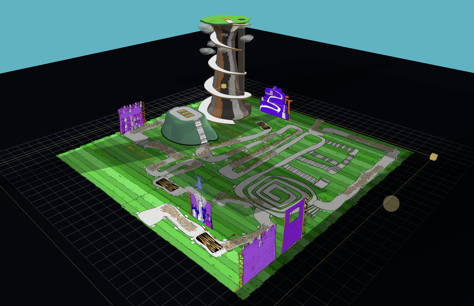 Room Zero — the Crookwood Yard world under construction