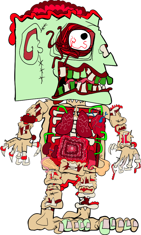 The assembled Stein viewed in profile