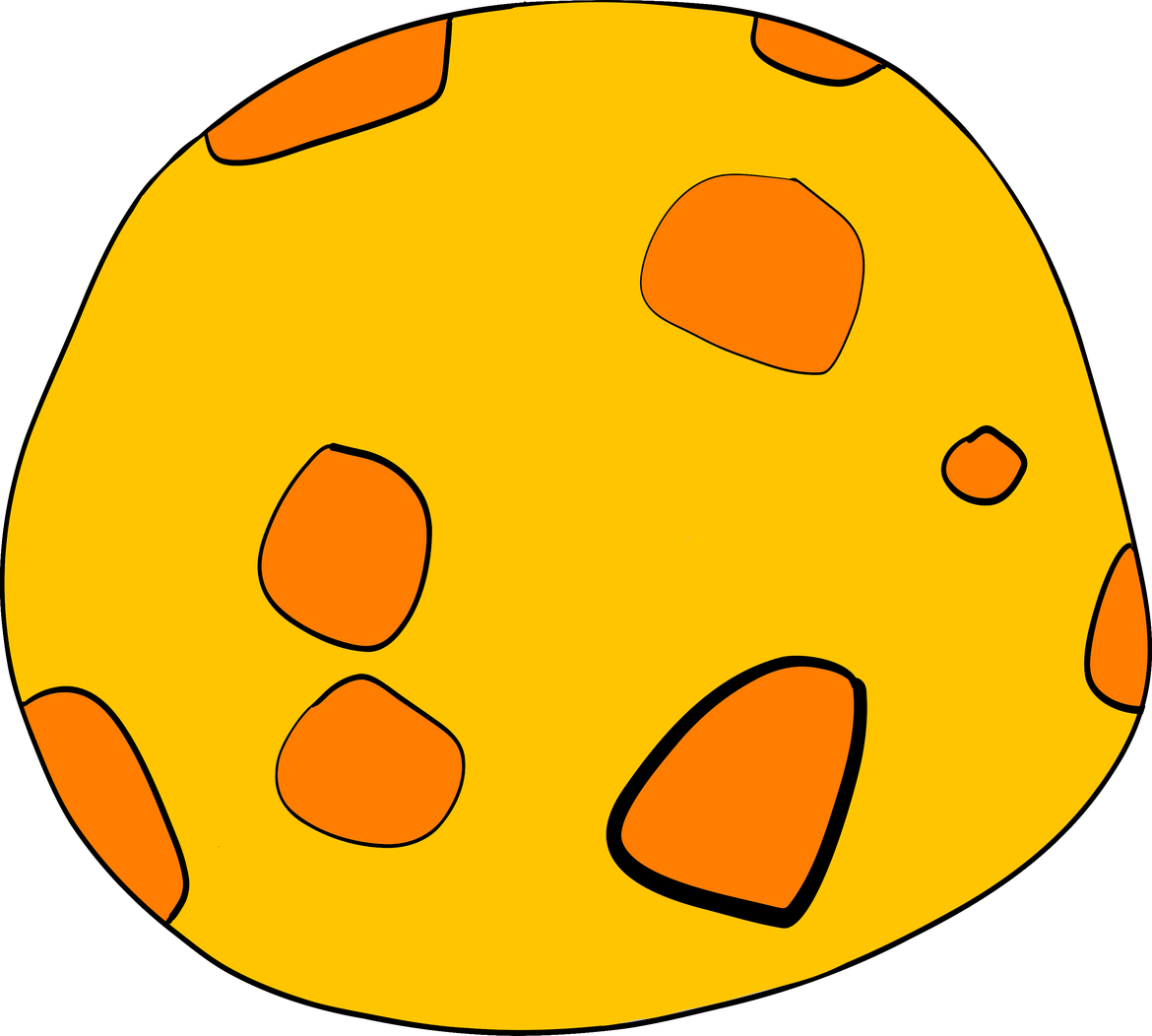 The orange-spotted moon above the Howling Forest