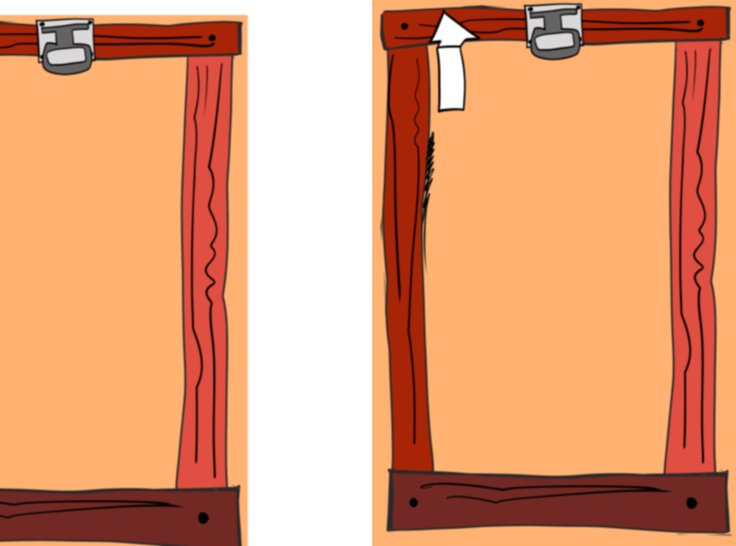 Side-by-side comparison of the packaged Gravebox panel and the independent authored reference.