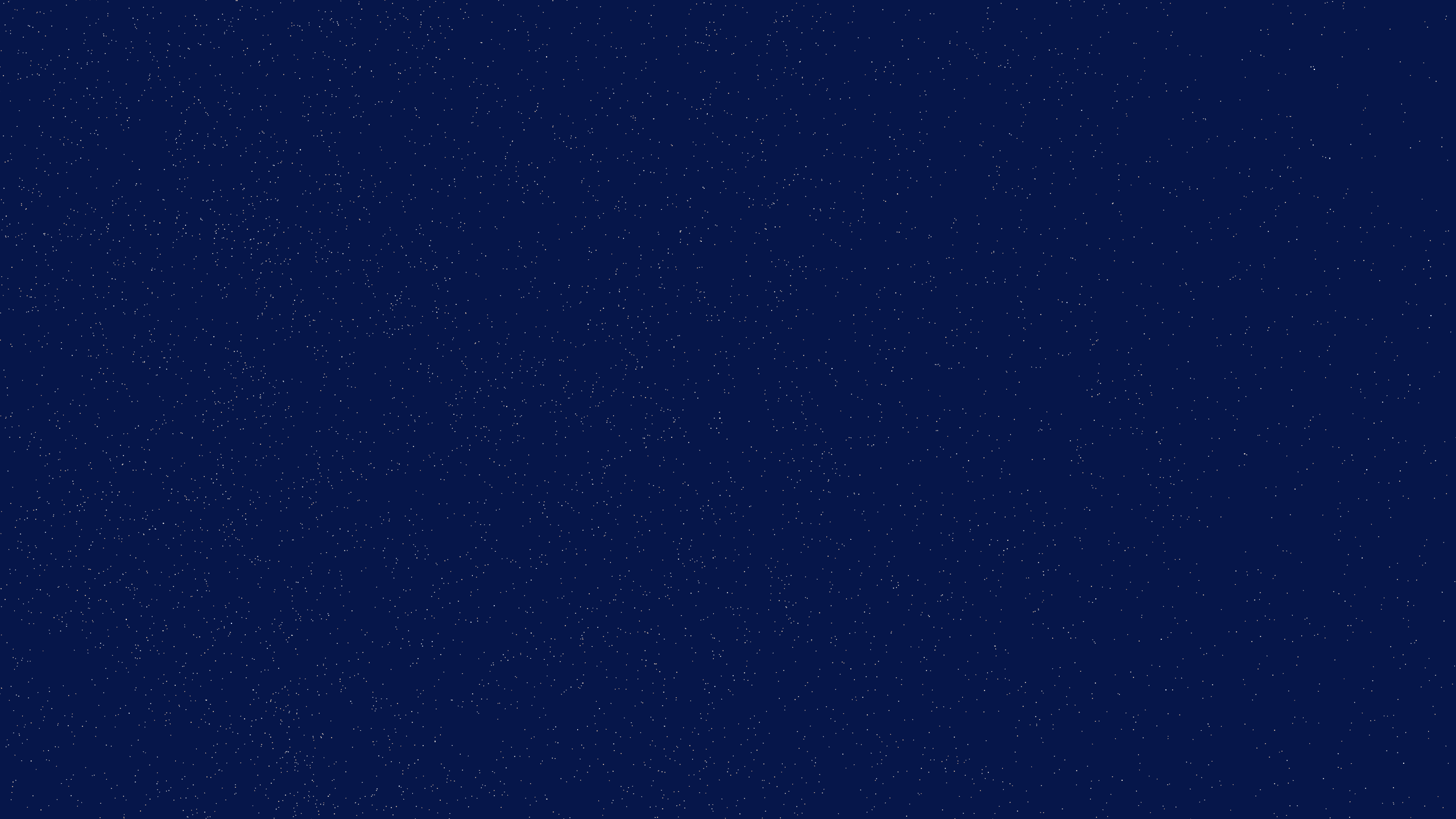 Direct Polaris inspection of thousands of small bounded star pins on a dark blue sky.