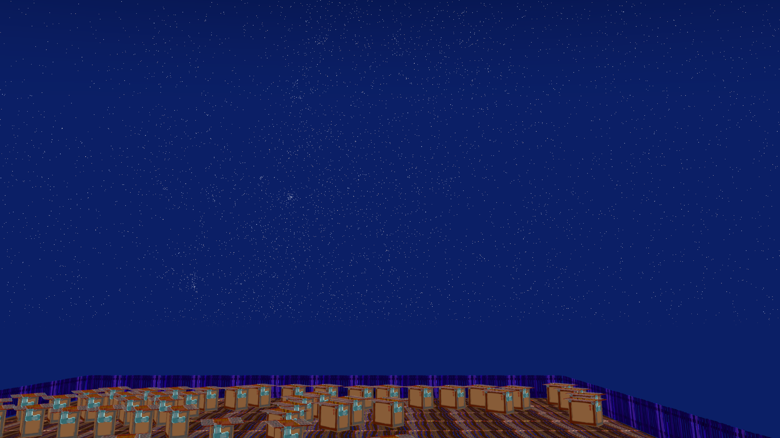 The northern catalogue sky rotated to a later point in Crookwood's compressed New York night.