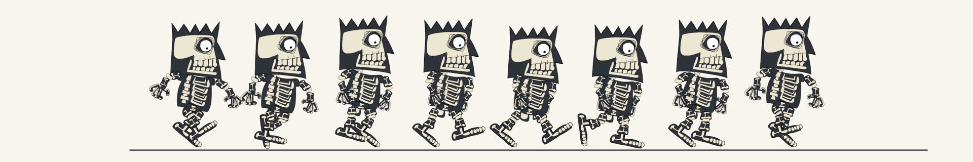 The Villain movement pose sheet.