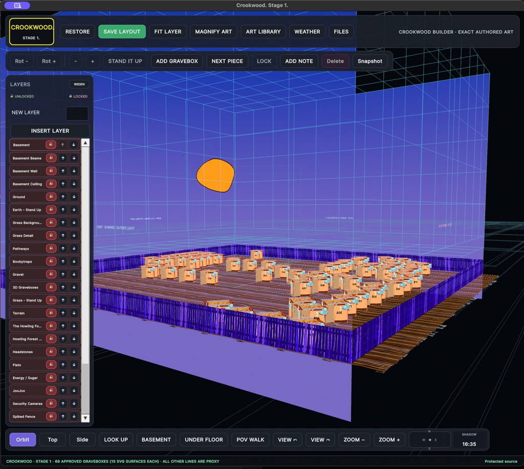 Crookwood Stage 1 build screen 10 of 32.