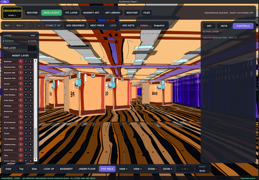 Crookwood Stage 1 build screen 14 of 32.