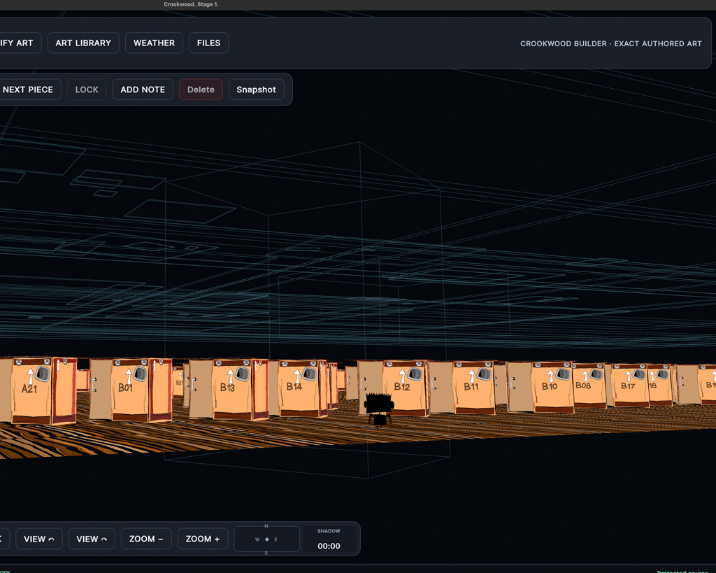 Crookwood Stage 1 build screen 19 of 32.