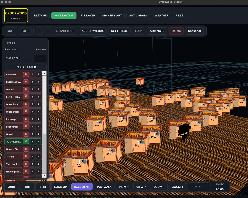 Crookwood Stage 1 build screen 20 of 32.