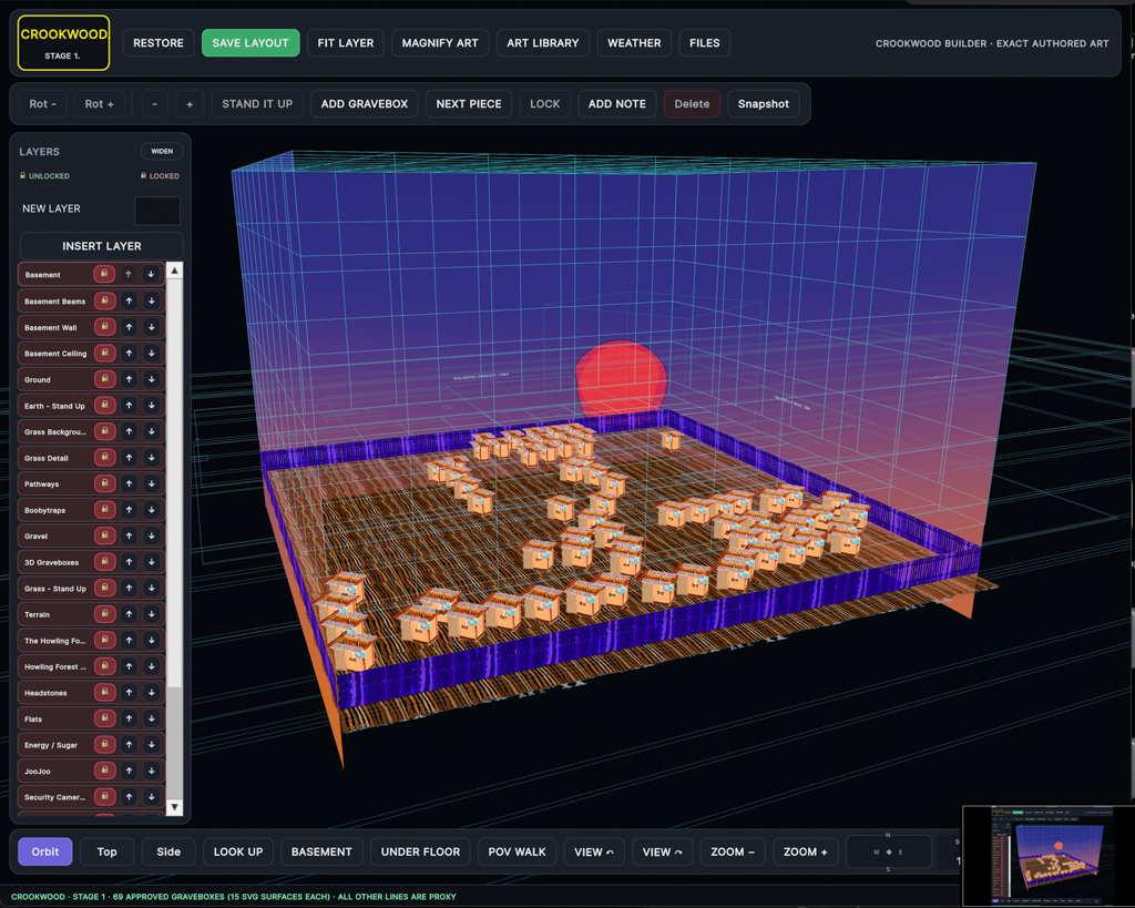 Crookwood Stage 1 build screen 4 of 32.