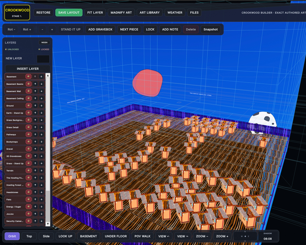 Crookwood Stage 1 build screen 6 of 32.