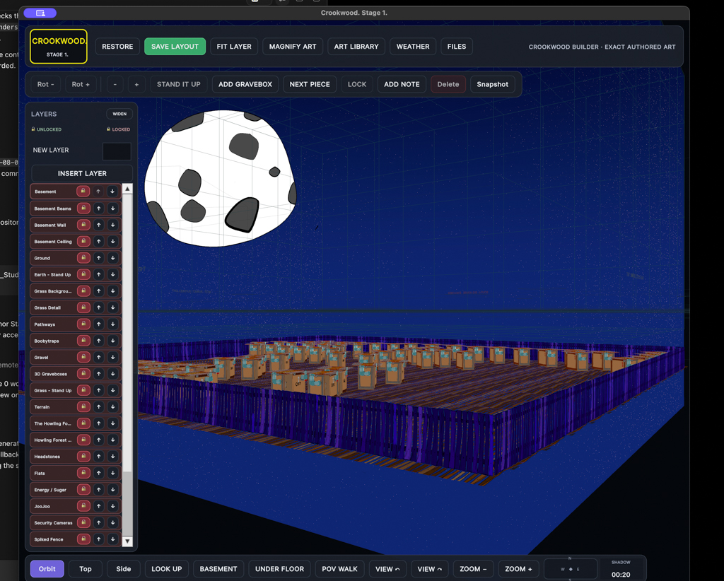 Crookwood Stage 1 build screen 8 of 32.