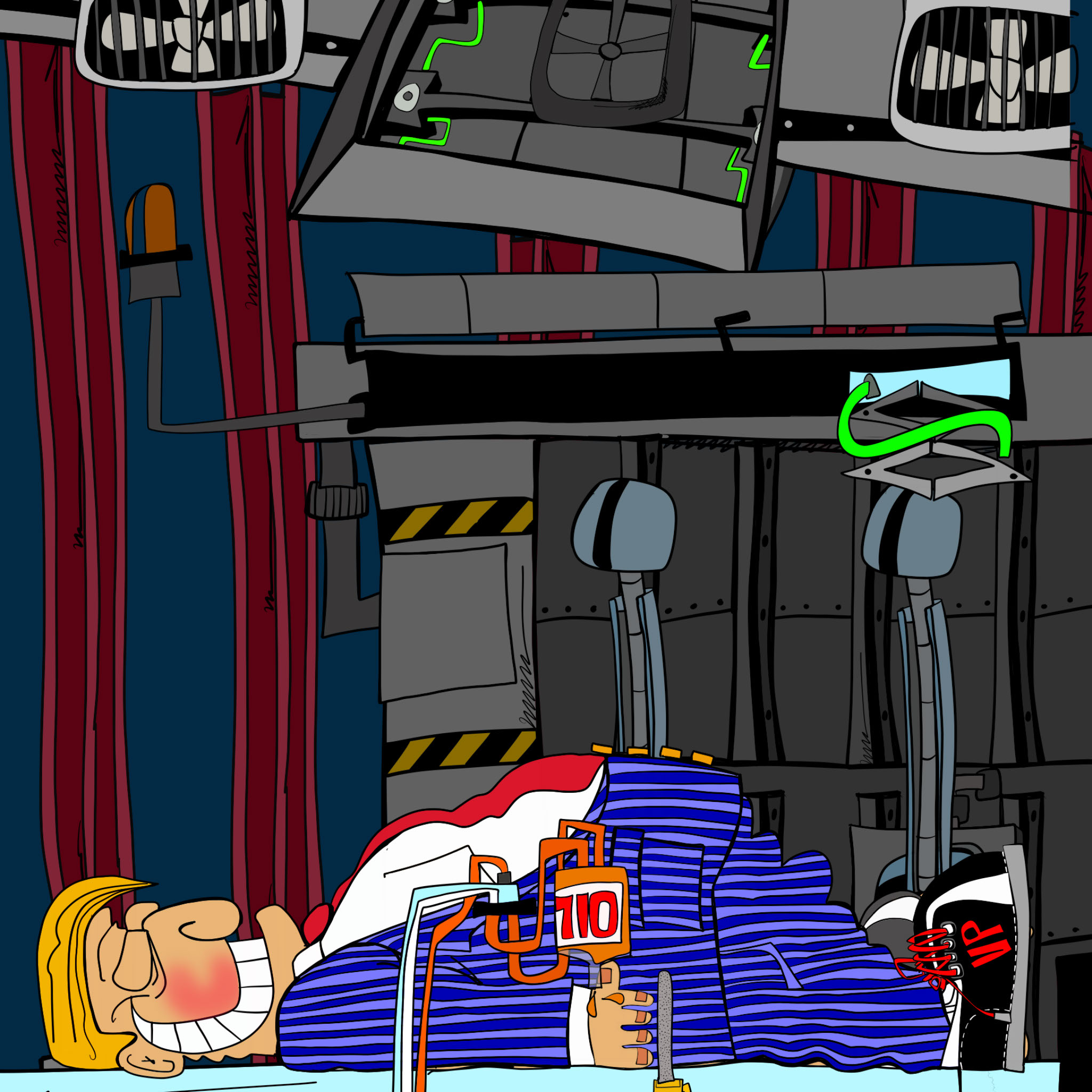 Accessories added, authored Carny Island artwork