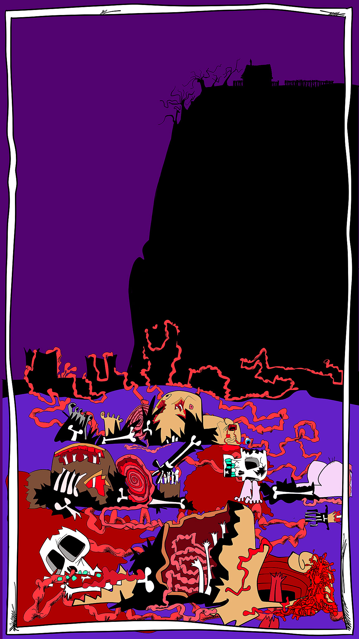 Ambushed boners, authored Carny Island artwork