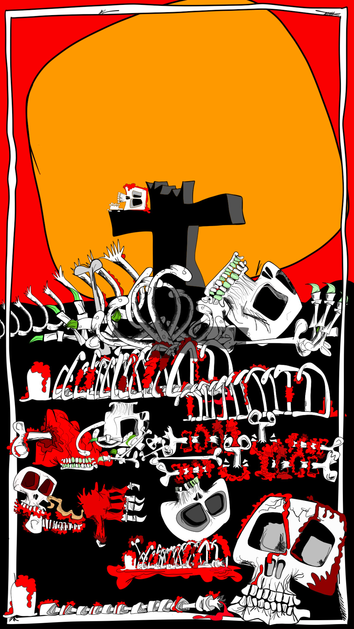 Apocalyptic, authored Carny Island artwork