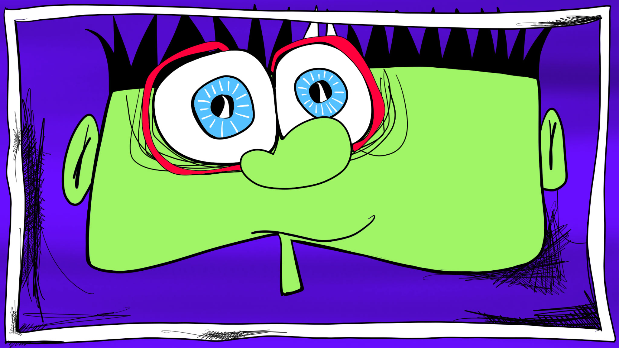 Avatar. Spots or stripes copy, authored Carny Island artwork