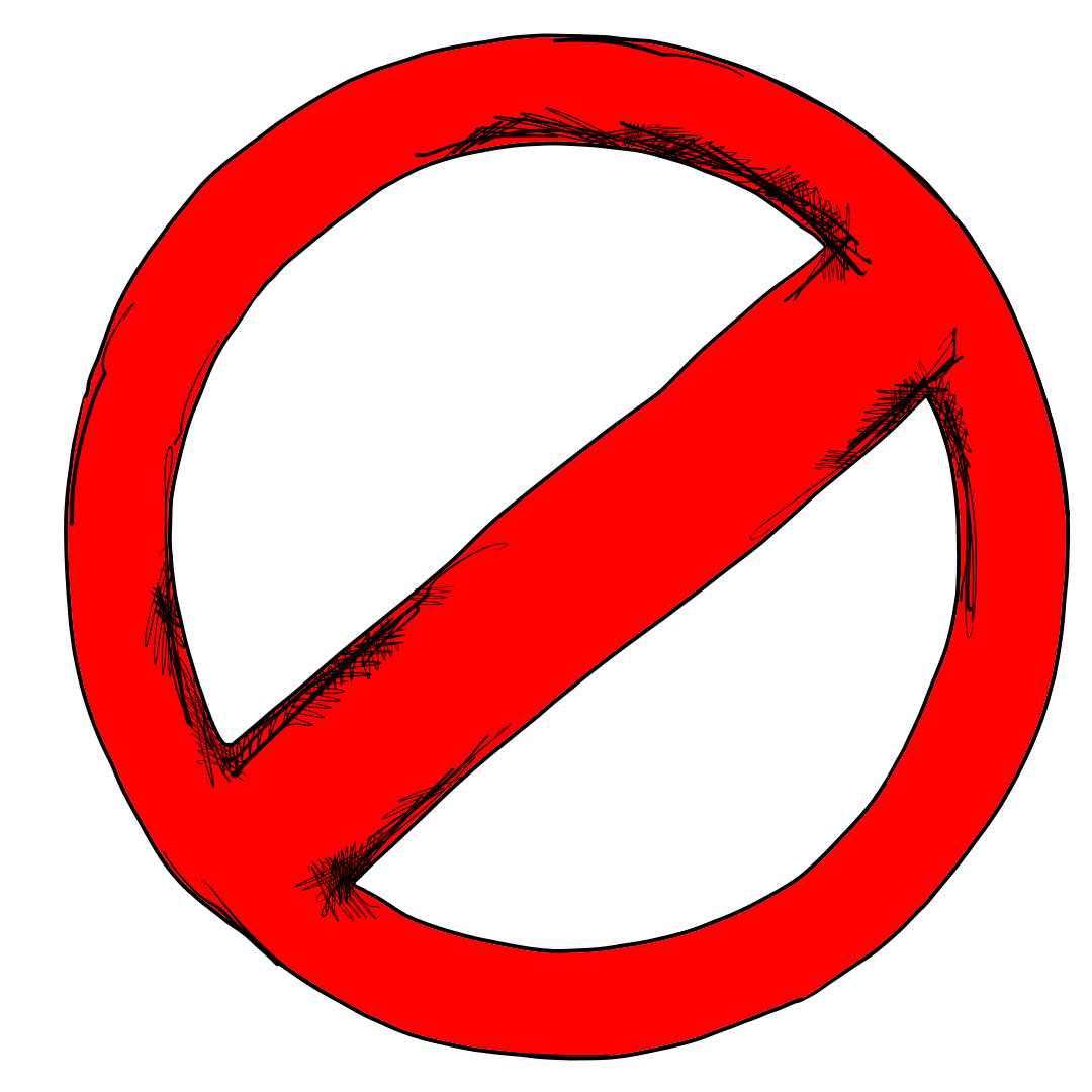 Banned symbol, authored Carny Island artwork
