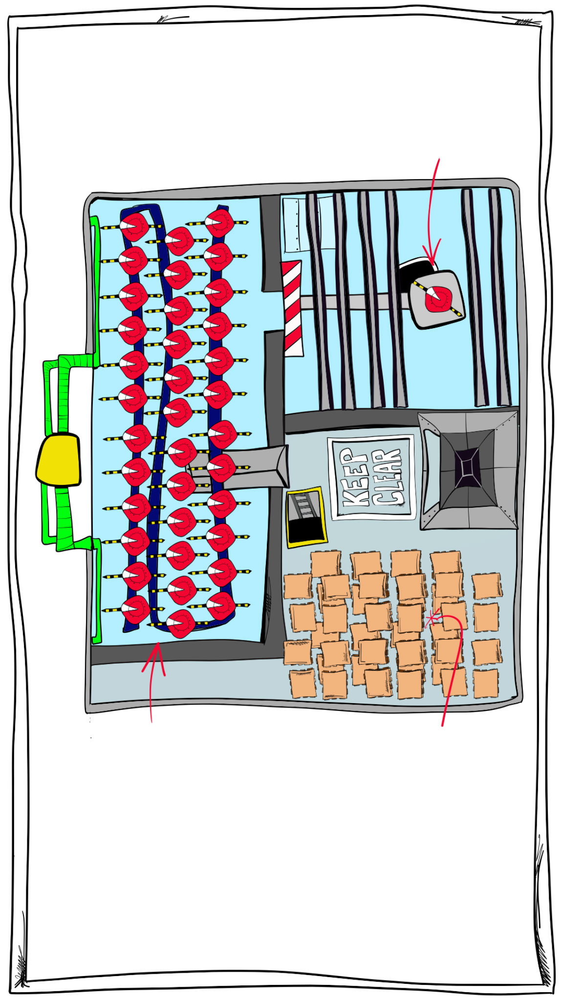 Basement. Rocketry 1, authored Carny Island artwork