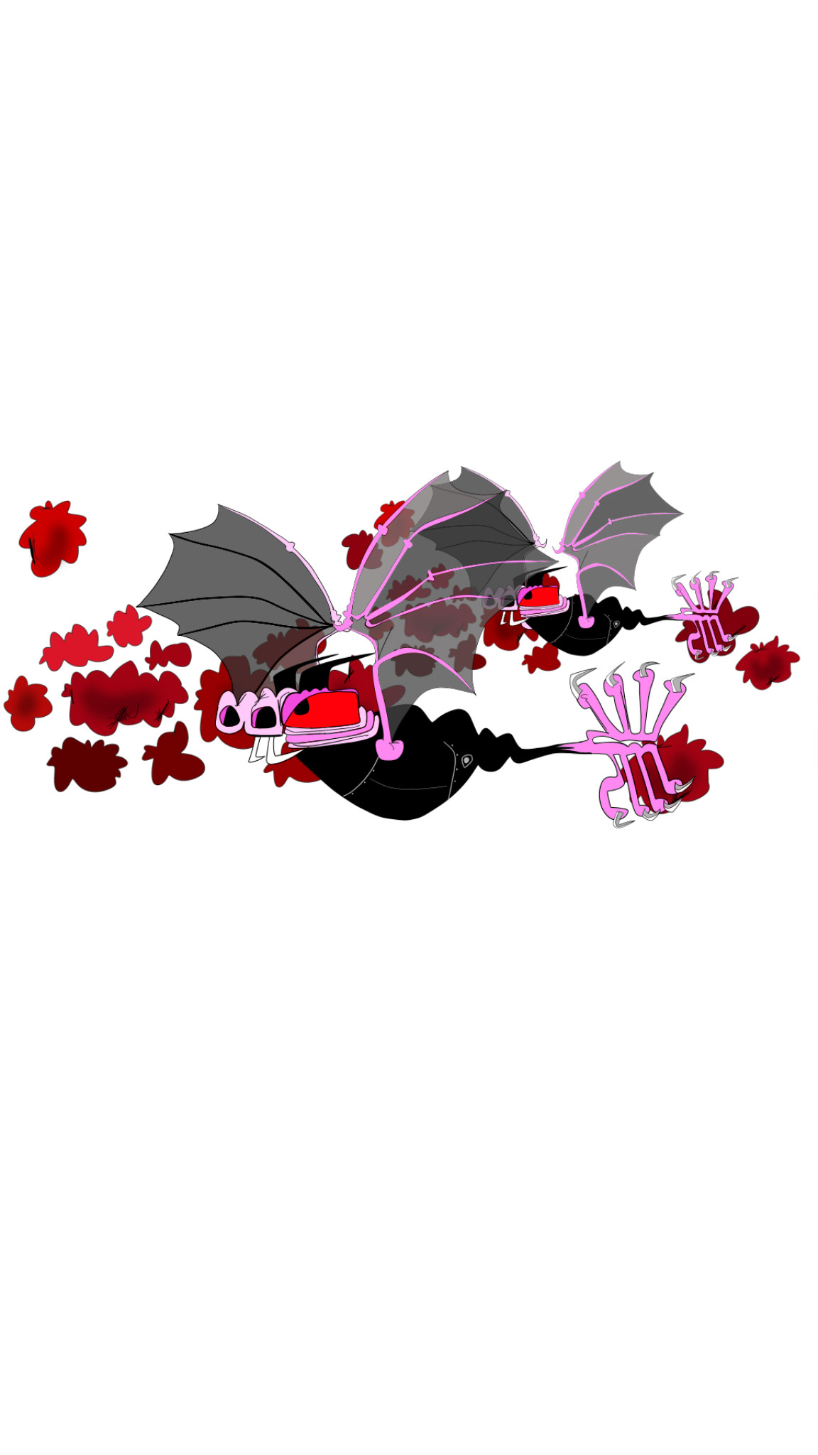 Bat Bomber Dive Mode, authored Carny Island artwork
