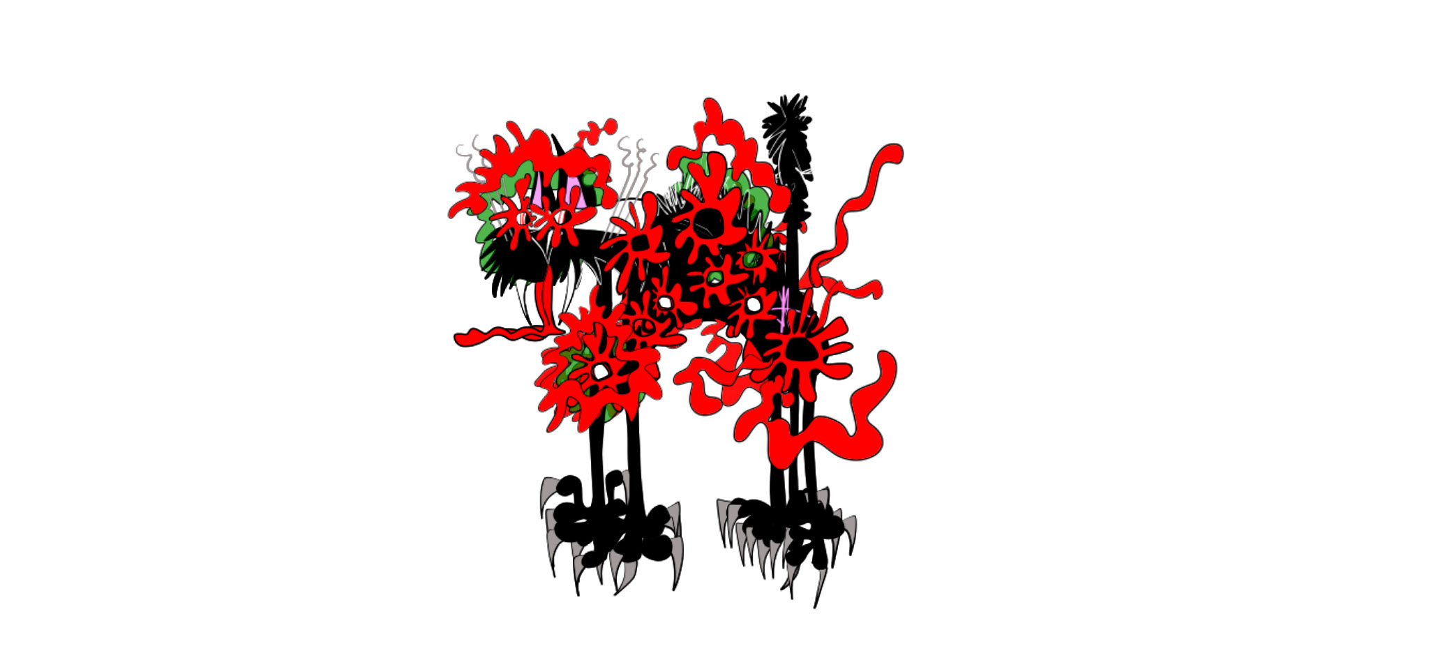 Black cat shot copy, authored Carny Island artwork