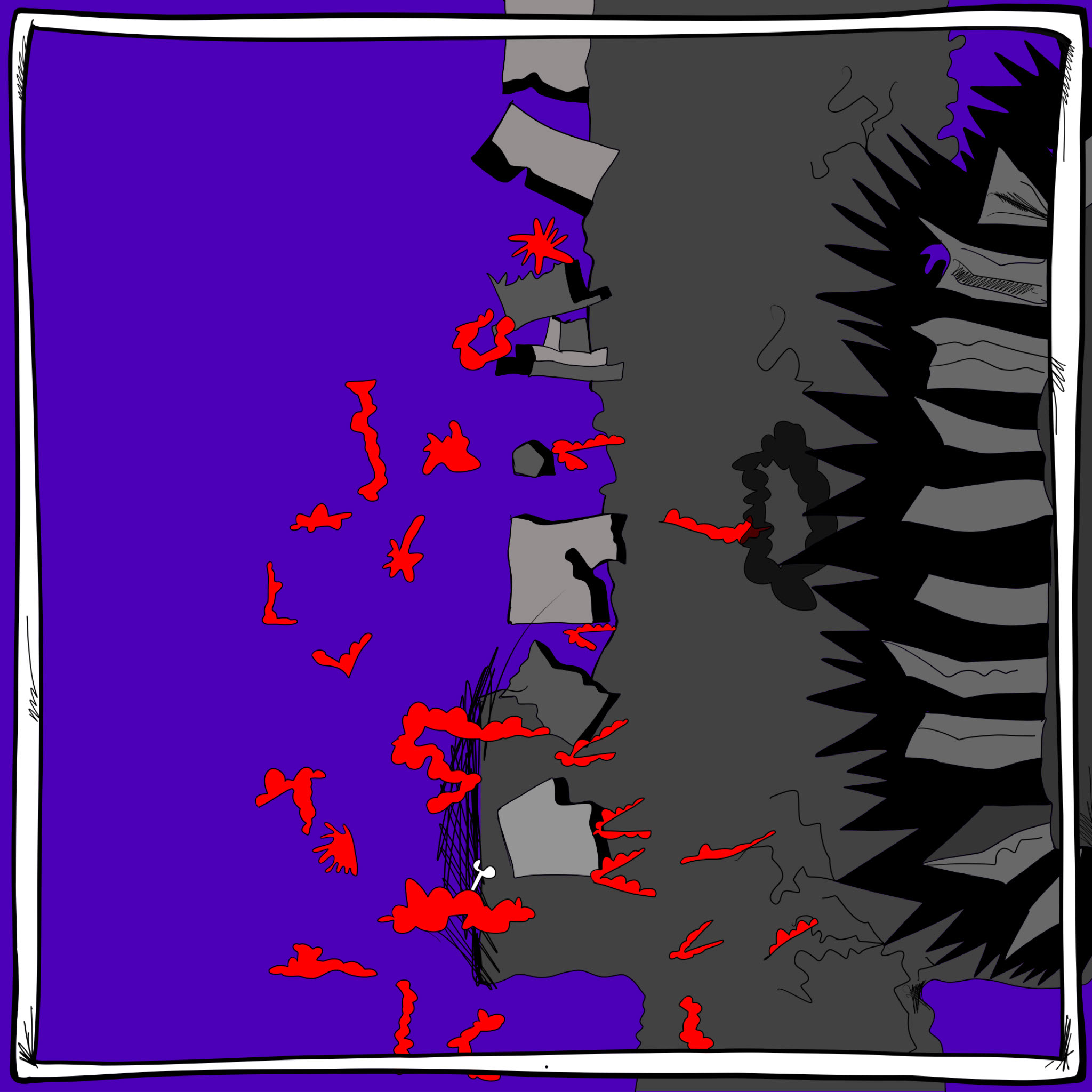 Blast ring, authored Carny Island artwork