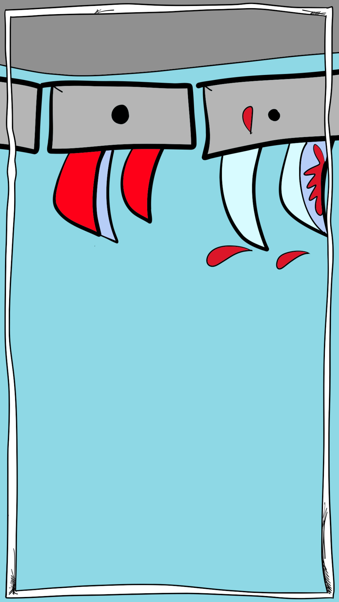 Blood copy, authored Carny Island artwork