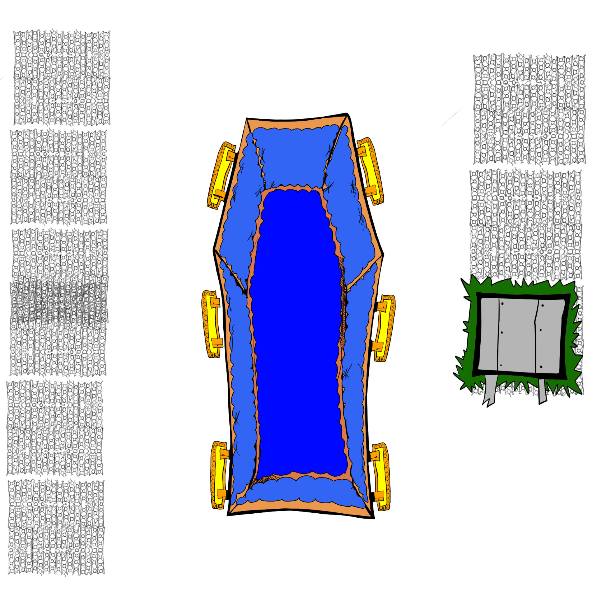 Blood layers for vinnie, authored Carny Island artwork