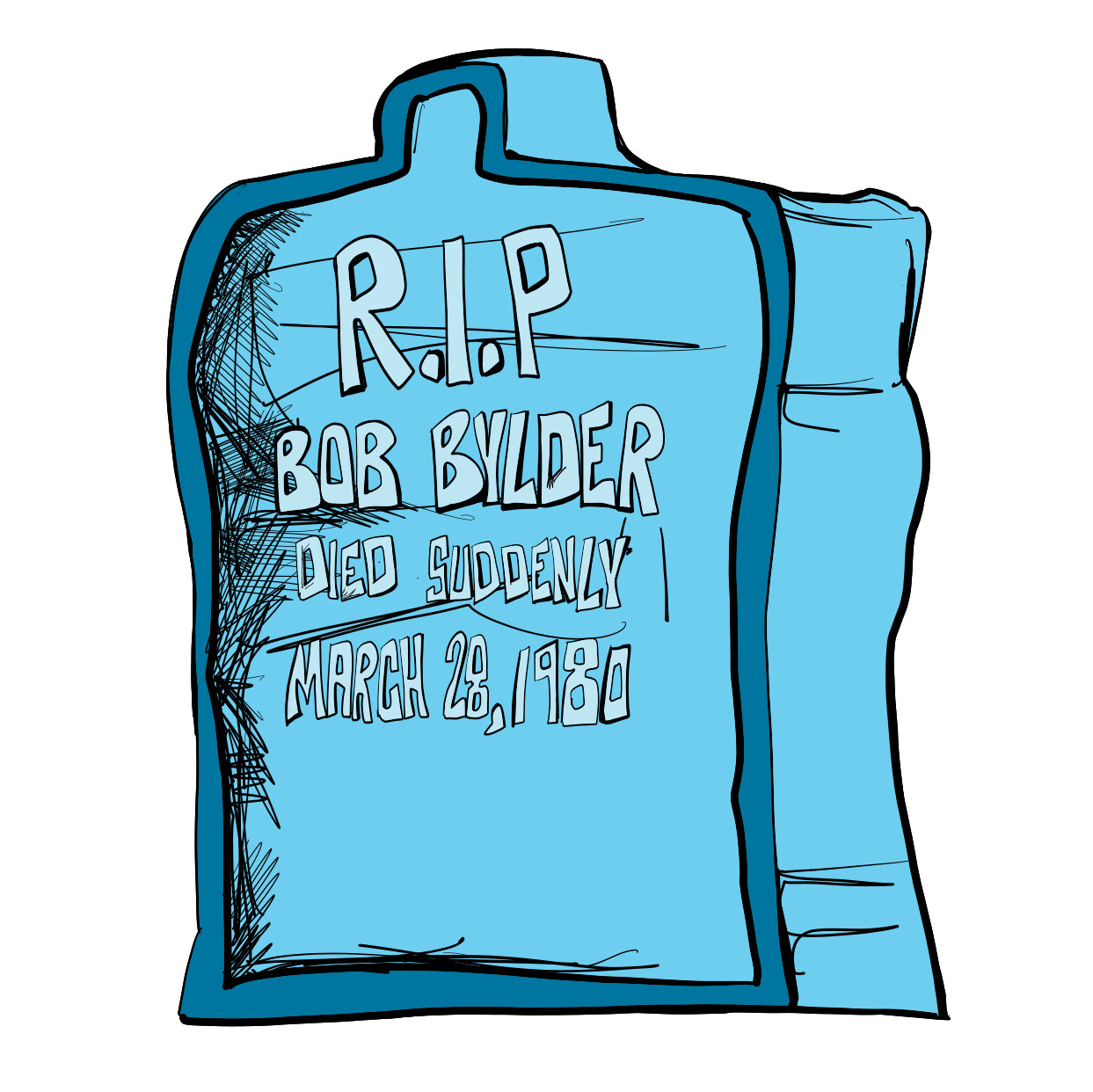 Bob. Tombstone, authored Carny Island artwork