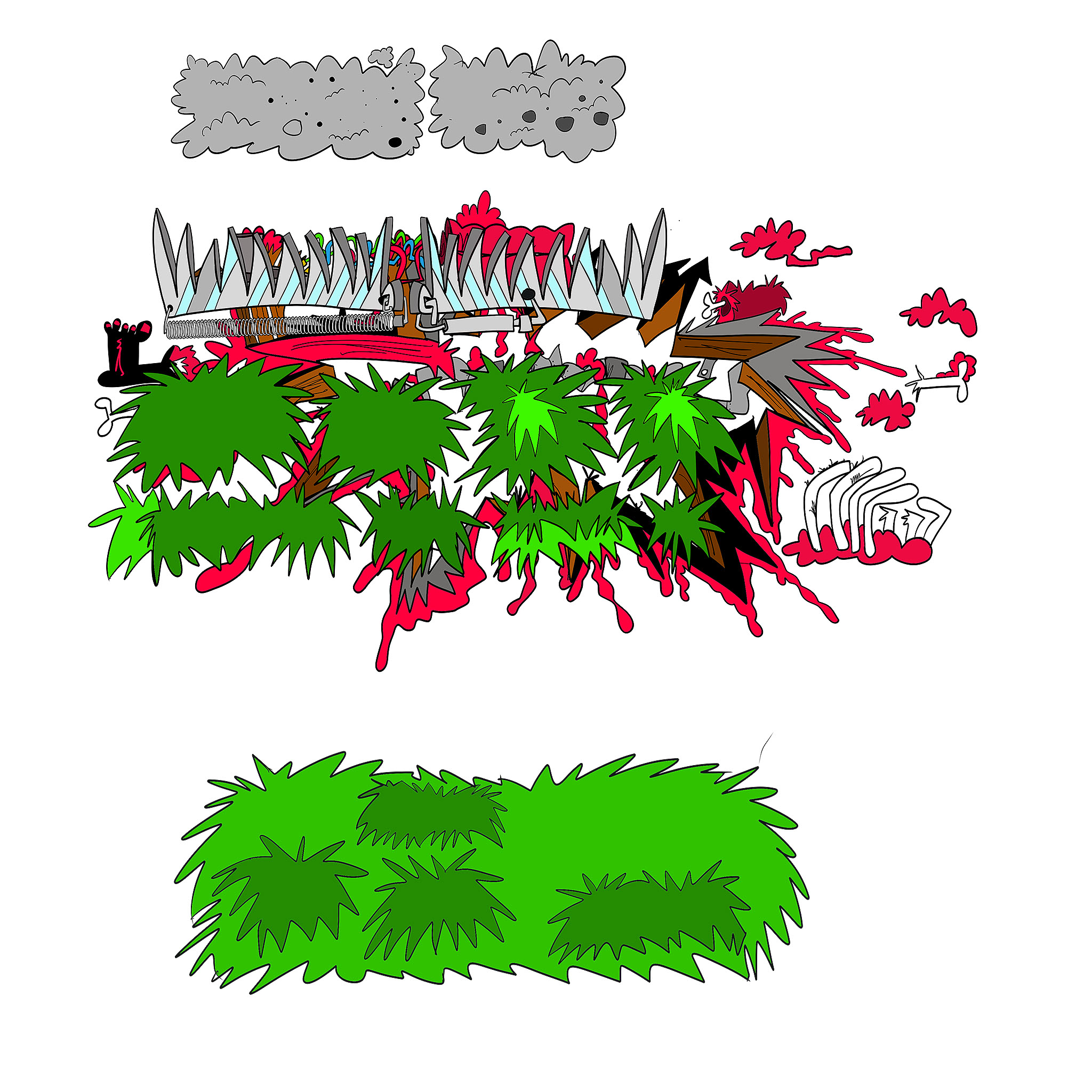 Bobbytraps, authored Carny Island artwork