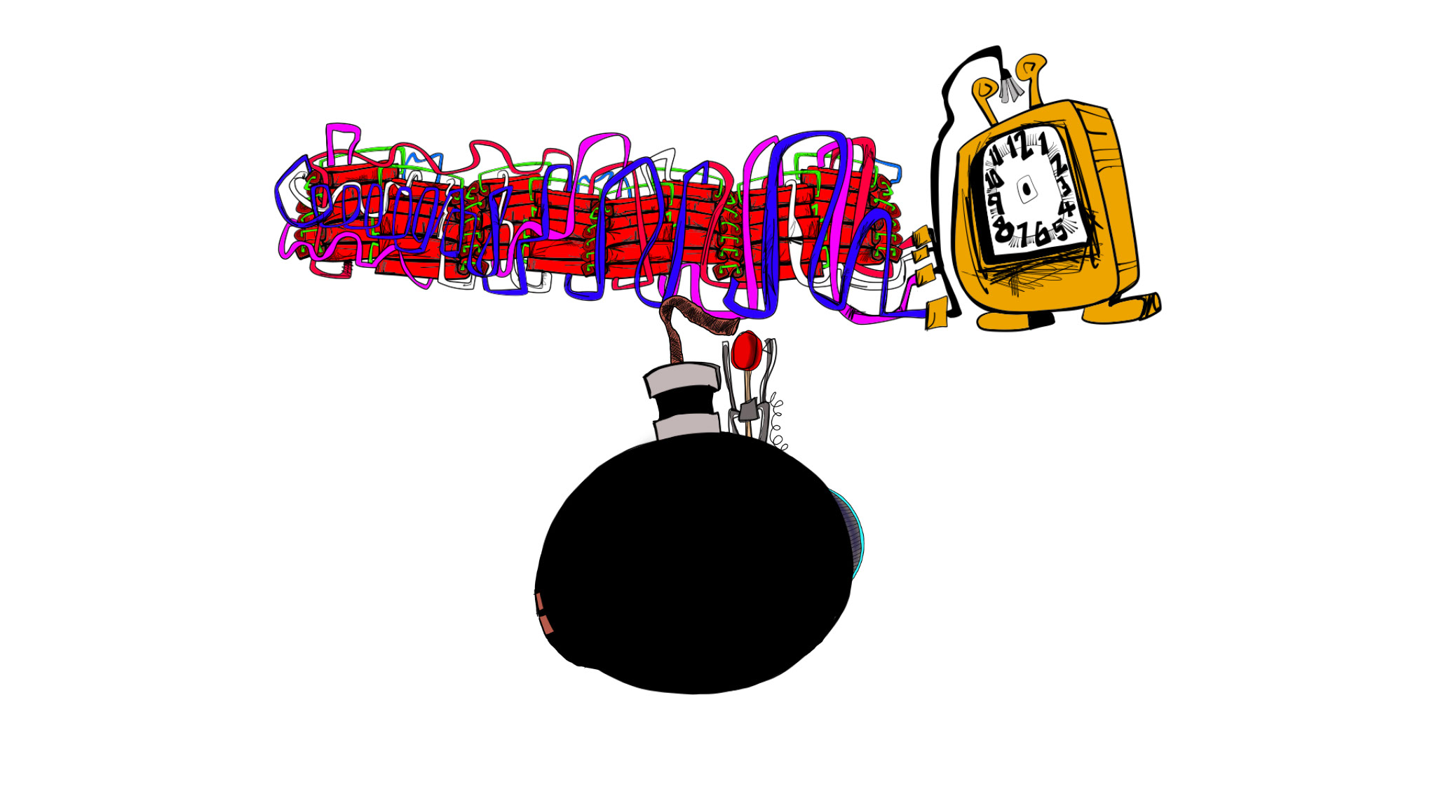 Bomb, authored Carny Island artwork