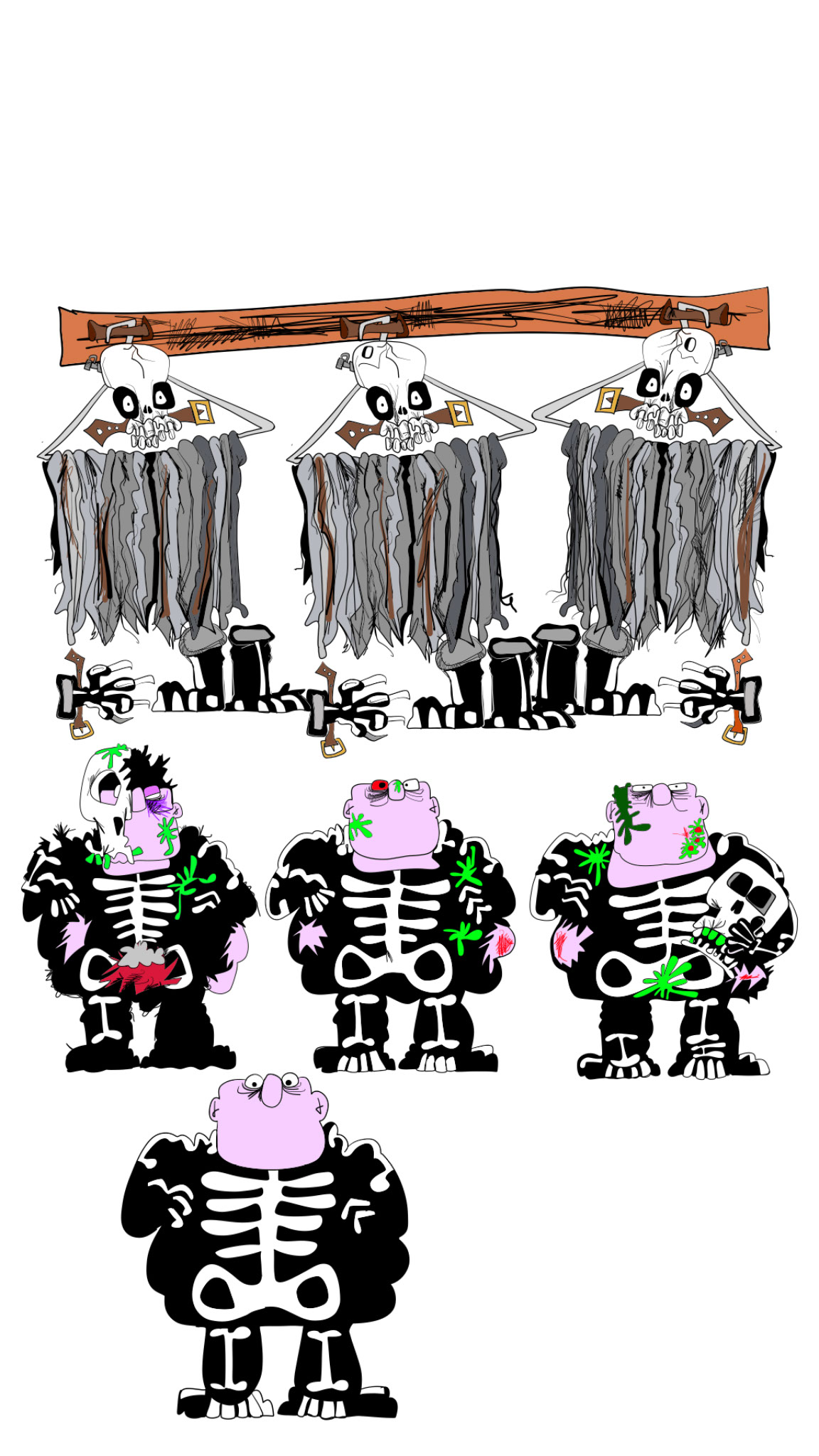 Boners, authored Carny Island artwork