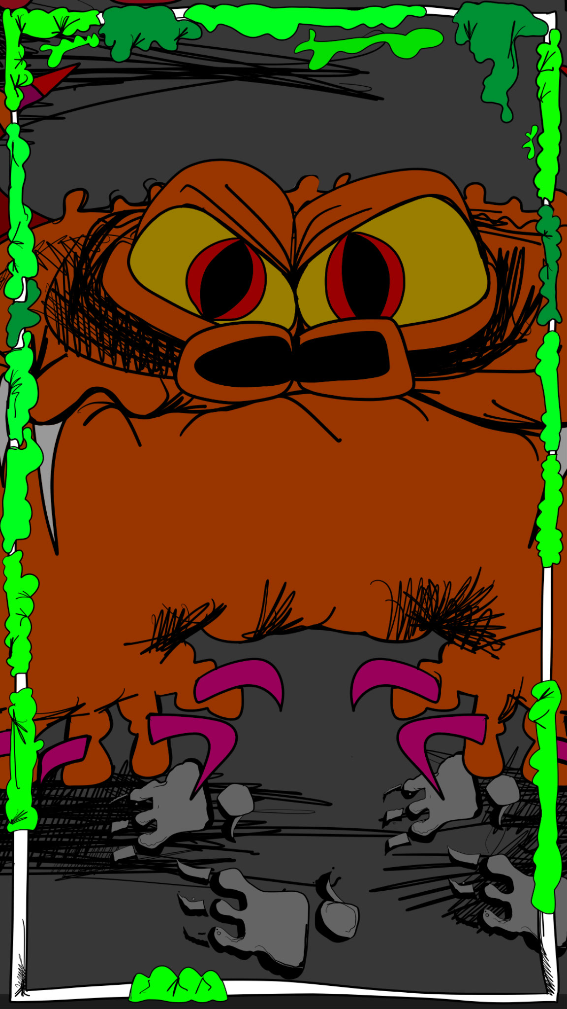 Boobashbahhumba centered, authored Carny Island artwork