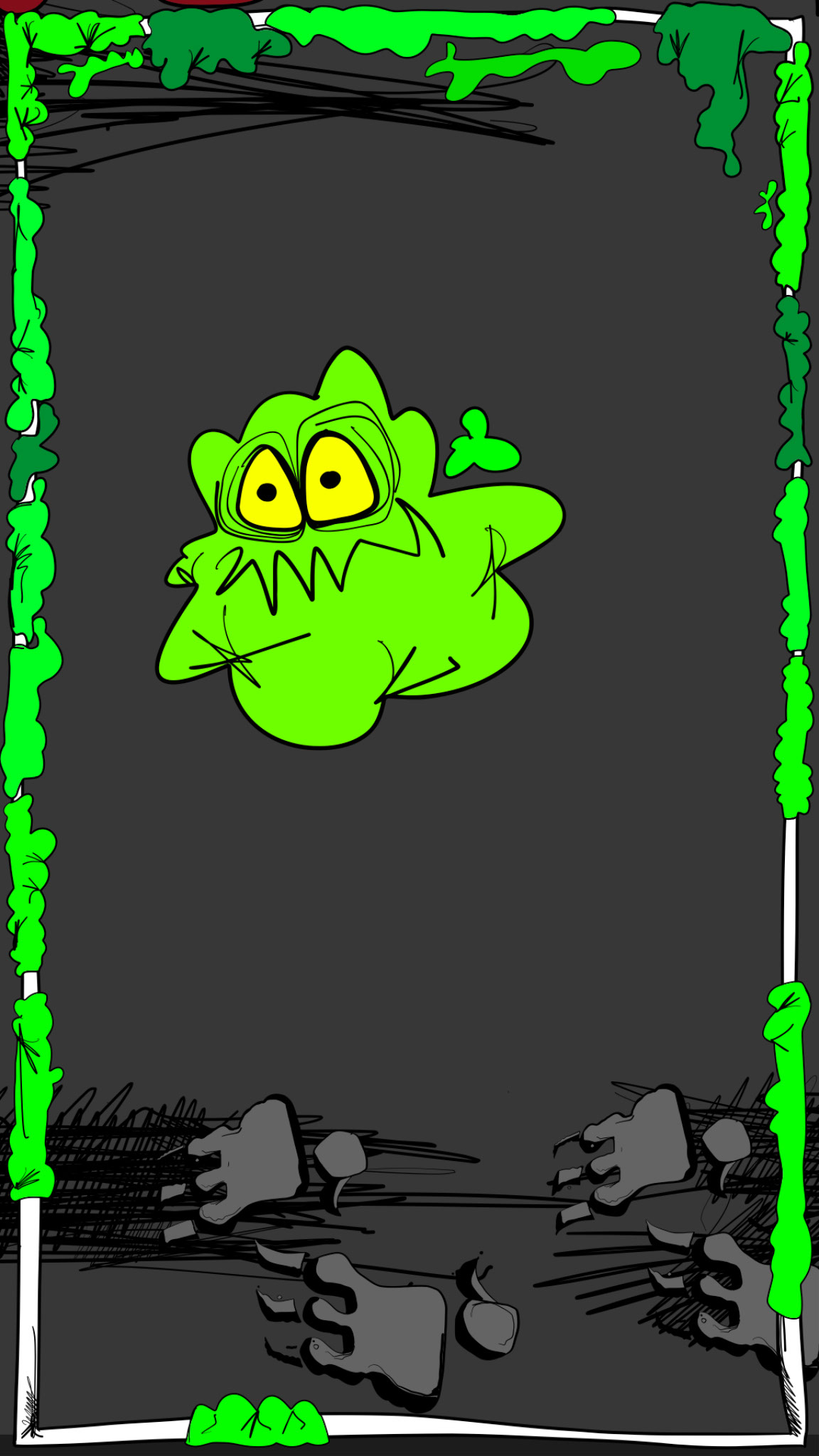 Boobashbahhumba centered copy, authored Carny Island artwork