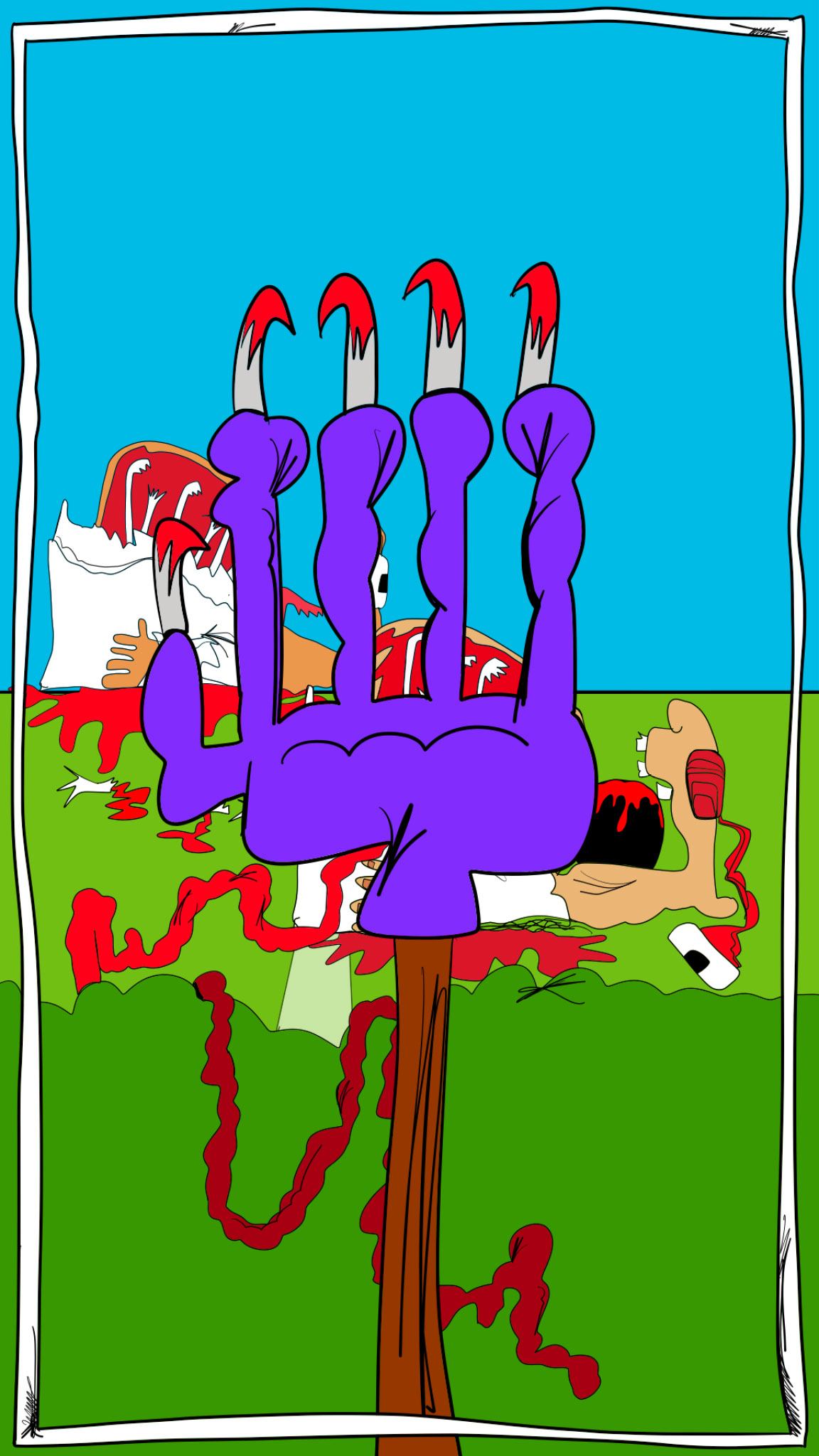 Bowls copy, authored Carny Island artwork