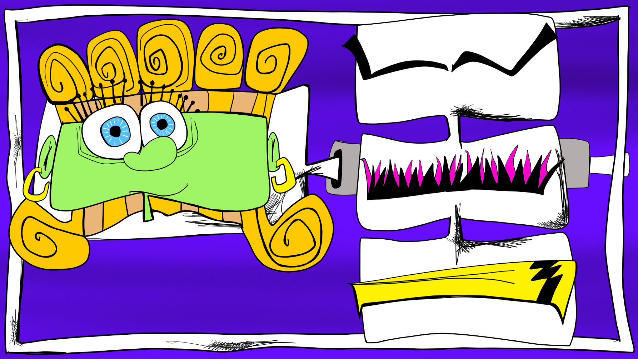 Build your character copy 1, authored Carny Island artwork