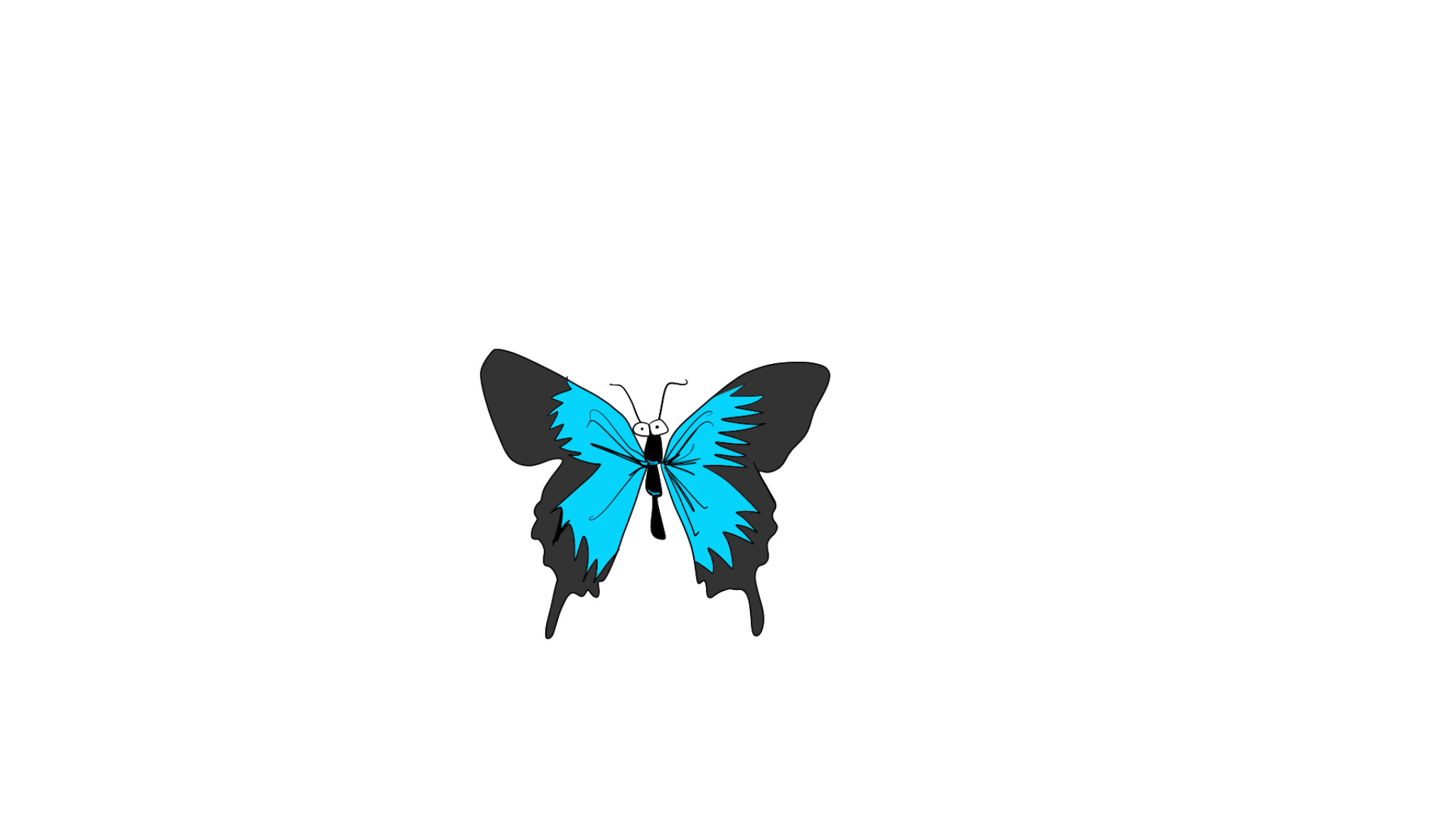 Butterfly copy, authored Carny Island artwork
