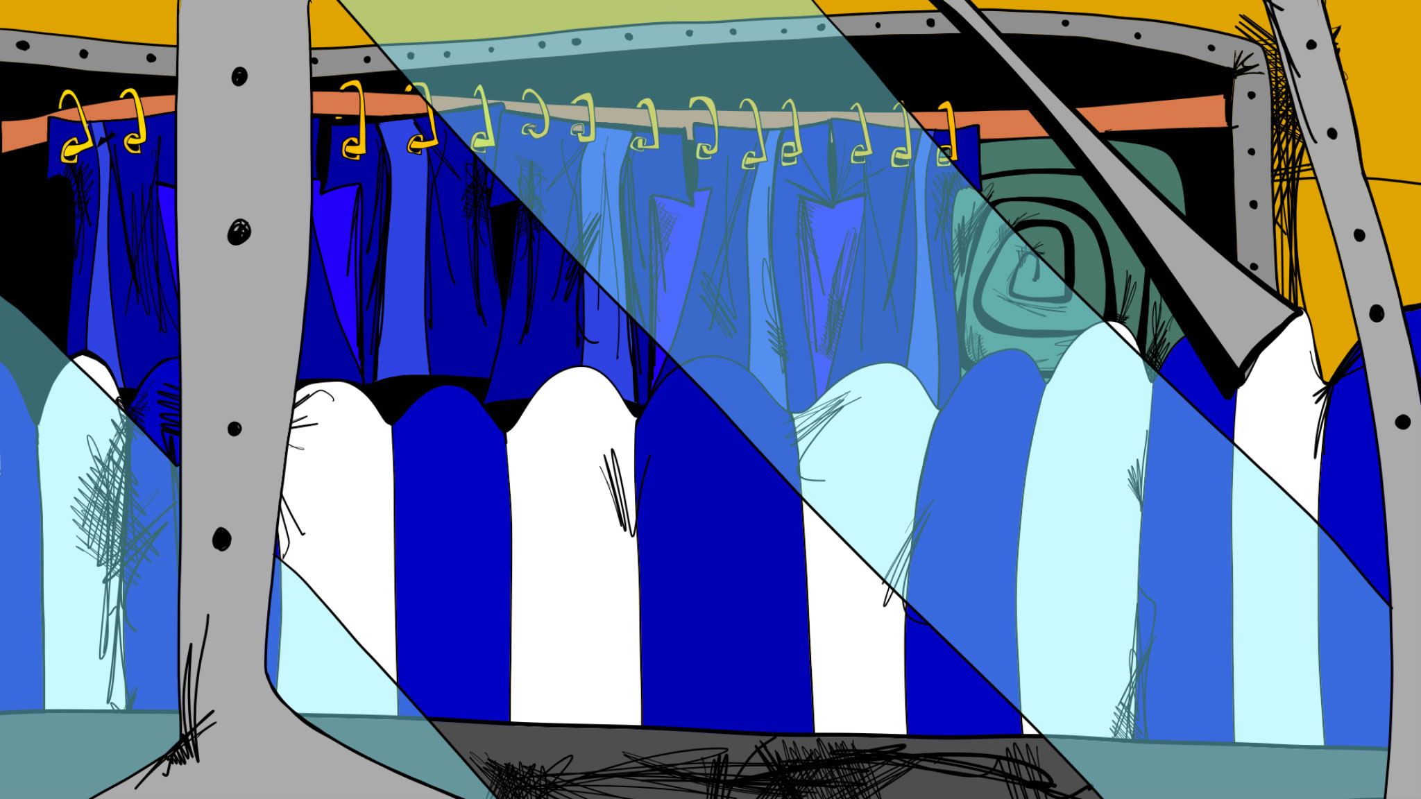 Cabin, authored Carny Island artwork
