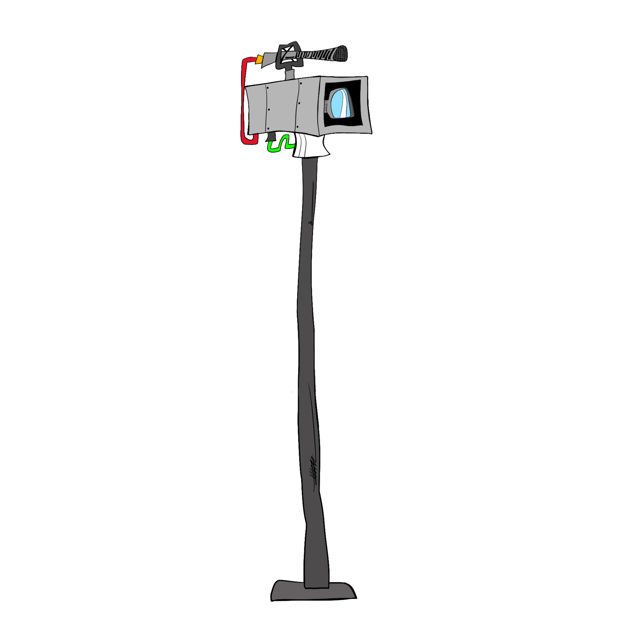 Cameras, authored Carny Island artwork