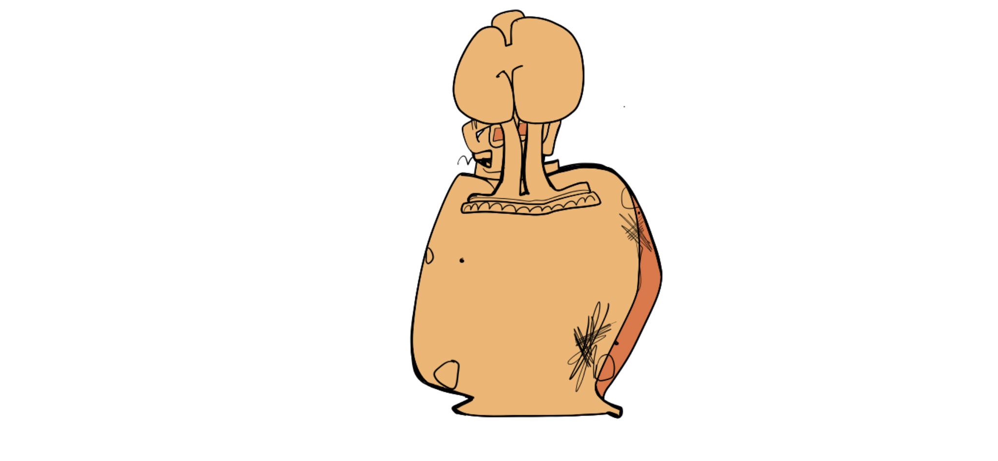 Canopic jars, authored Carny Island artwork