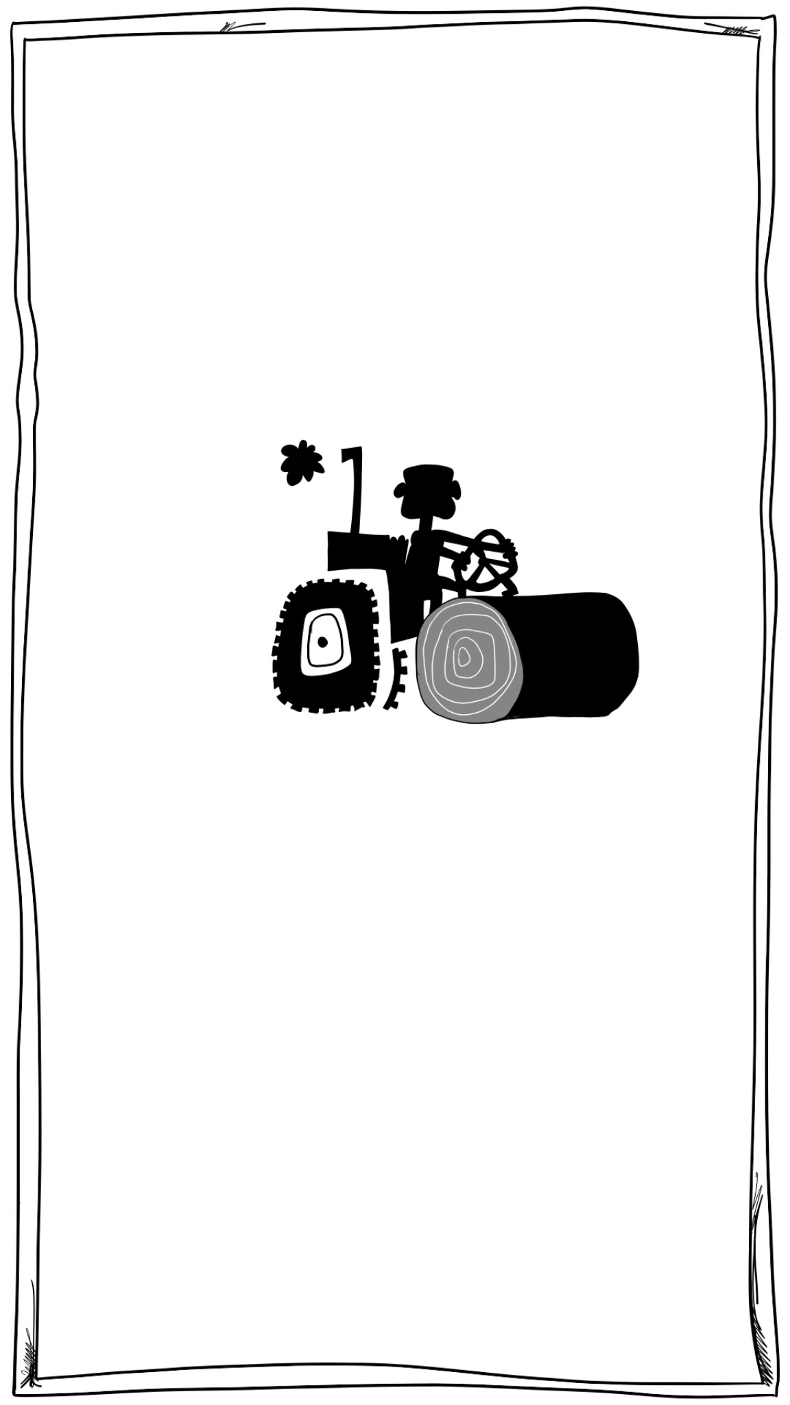 Carnie silhouettes, authored Carny Island artwork