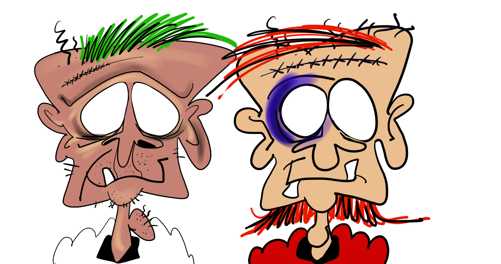 Carnies, authored Carny Island artwork