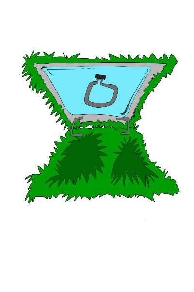 Carny access hatch, authored Carny Island artwork