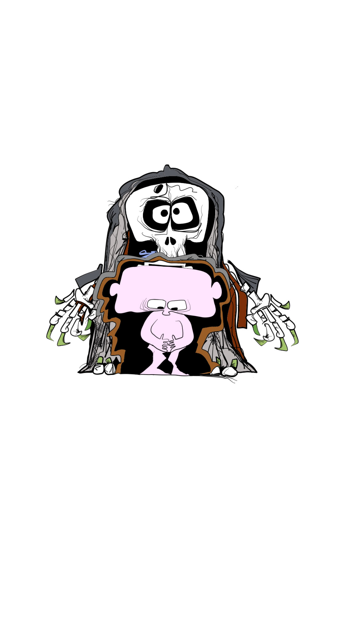 Carny dick shot, authored Carny Island artwork