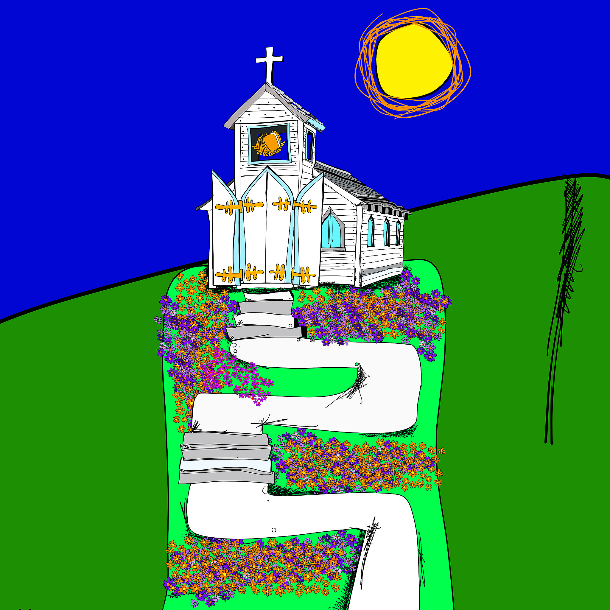 Carny island chapel, authored Carny Island artwork