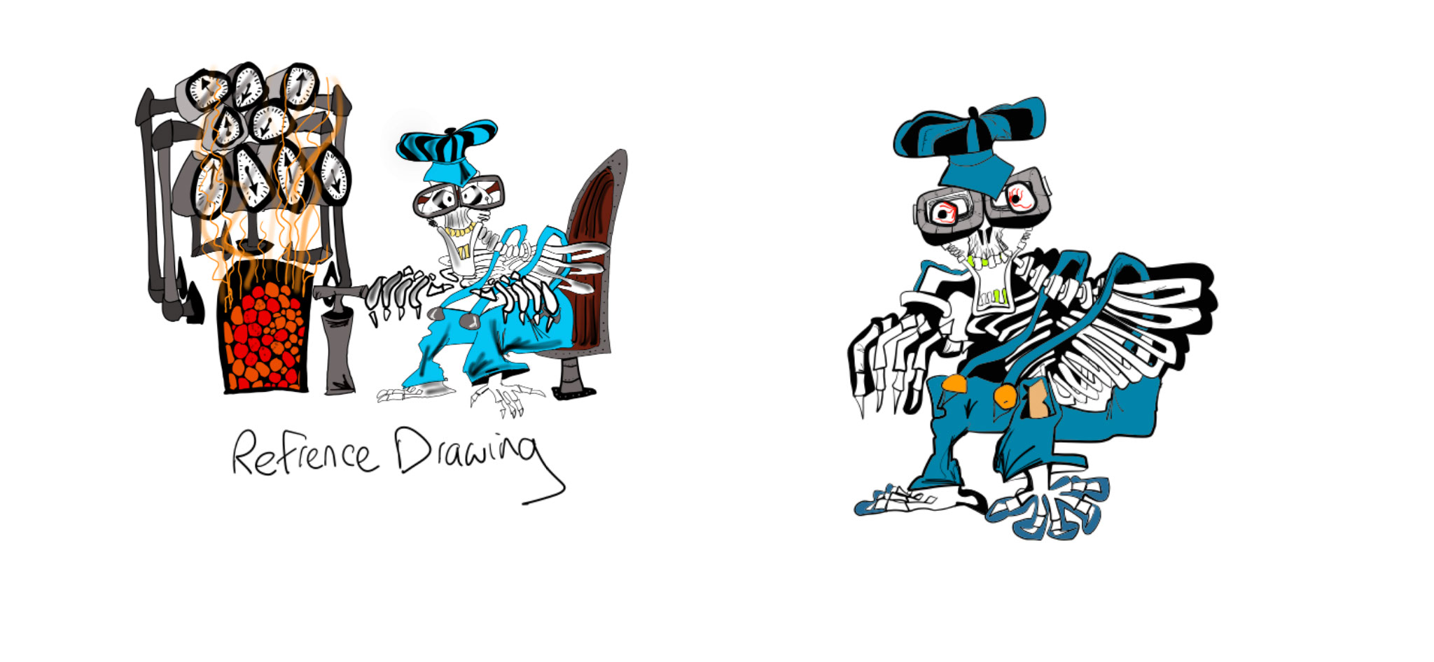 Casey, authored Carny Island artwork