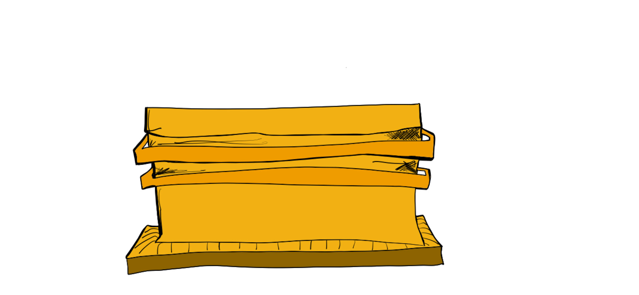 Casket, authored Carny Island artwork