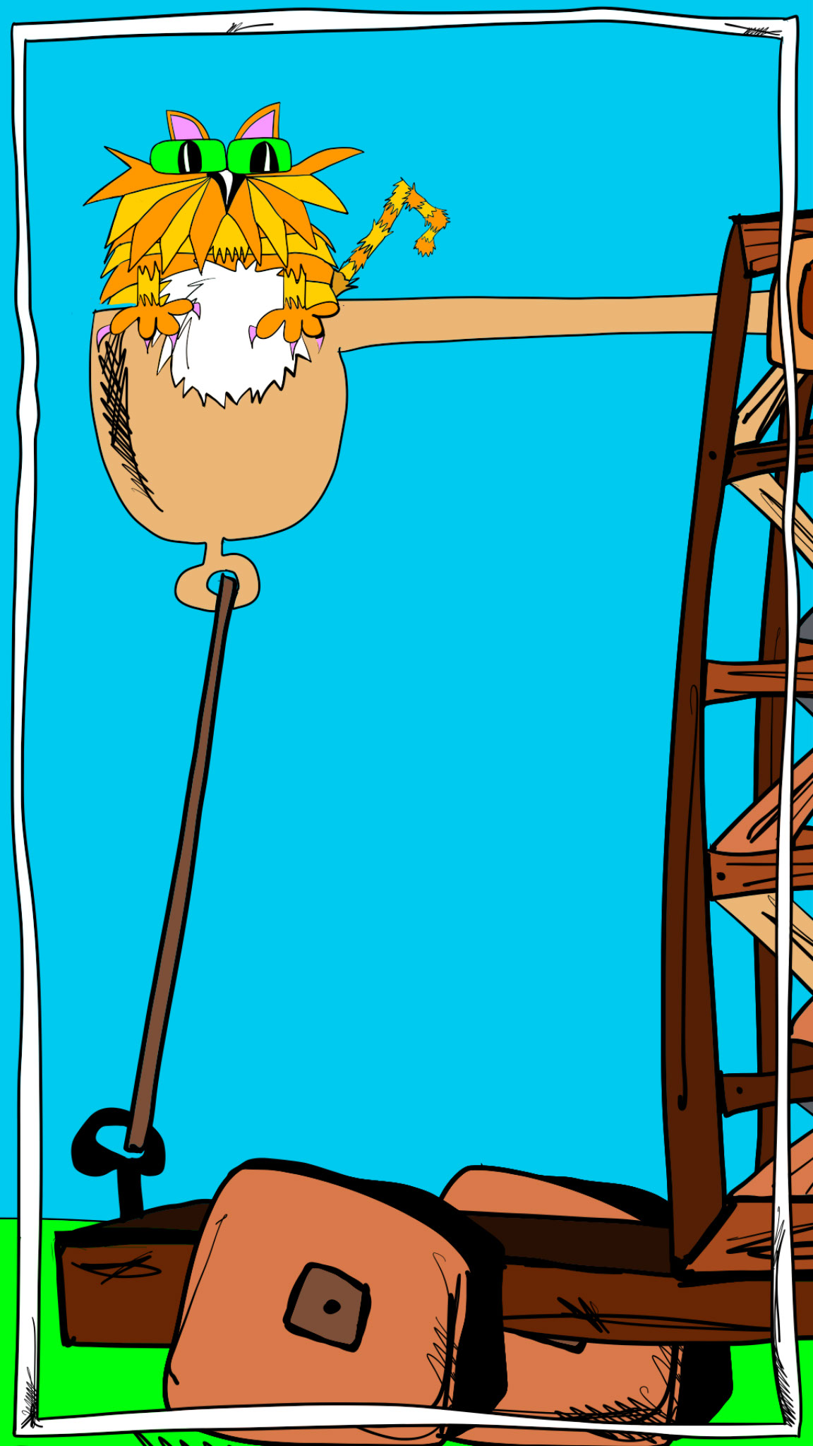 Catapult, authored Carny Island artwork